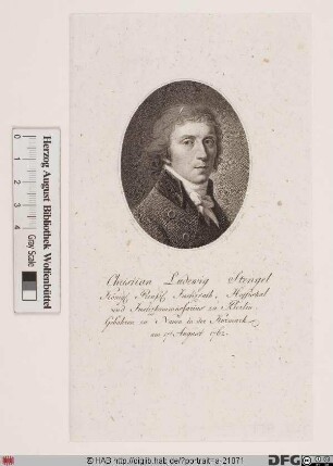 Bildnis Christian Ludwig Stengel