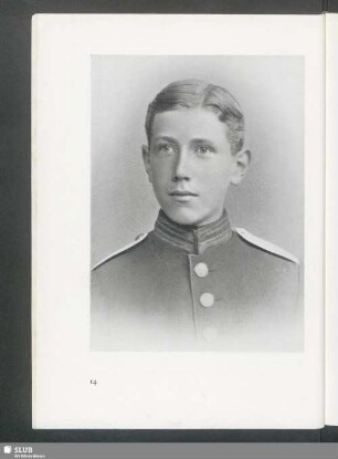 Franz von Papen. Jugendbildnis