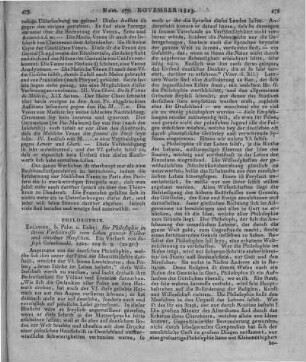 Gołuchowski, J.: Die Philosophie in ihrem Verhältnisse zum Leben ganzer Völker und einzelner Menschen. Erlangen: Palm & Enke 1822