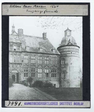 Lippetal-Lippborg, Schloss Haus Assen : Außenansicht, Eingangsseite