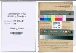 Entnazifizierung Erwin Heining , geb. 07.10.1908 (Finanzbeamter)