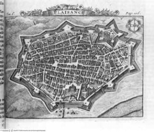 Les delices de l'Italie ... 6 Bände., 6. Band, Falttafel vor Seite 107: Plaisance