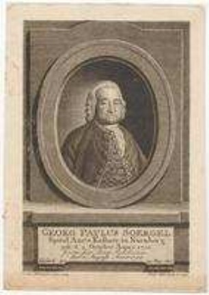 Georg Paul Soergel, Spitalamtskastner in Nürnberg; geb. 5. Oktober 1710; gest. 29. Mai 1787