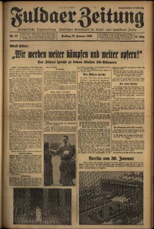 Ausgabe vom Freitag, den 31. Januar 1936.