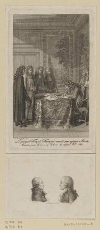 Bildnis des Anton Graff und des Wilhelm Gottlieb Becker