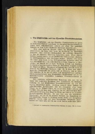 3. Das Physikalische und Chemische Staatslaboratorium.