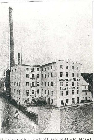 Görlitz. Vierradenmühle, aus: Die Mühle vom 16.10.1908