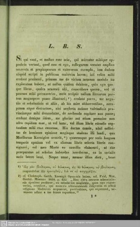 De philosophiae in gymnasiis studio ; 1