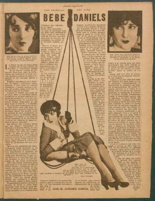Bebe Daniels : Las criollas del cine