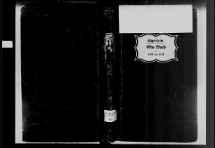 Hügelsheim, katholische Gemeinde: Heiratsbuch 1809-1869