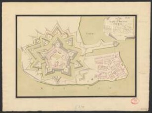 Plan der Stadt und Festung Pillau
