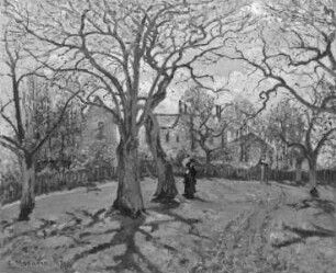 Obstgarten bei Louvecienne im Frühling