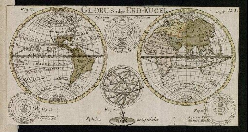 Globus oder Erd-Kugel No. I - Frankreich.