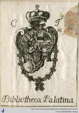 [Provenienz]: Hofbibliothek Mannheim (Kurfürst Karl Theodor von der Pfalz)