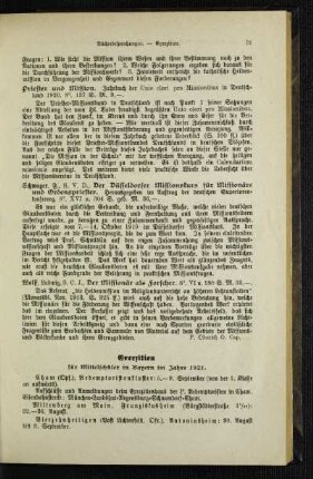 Exerzitien : für Mittelschüler in Bayern im Jahre 1921 ; Benediktinerabtei Maria-Laach ; Exerzitien für Religionslehrer (Karwoche 1921) ; 8tägige Priesterexerzitien für Religionslehrer
