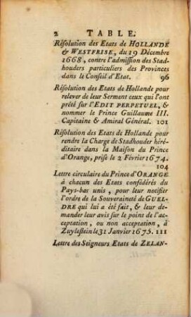 Histoire Du Stadhouderat Depuis Son Origine Jusqu'A Présent, 2