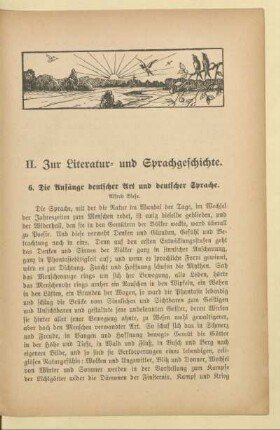 II. Zur Literatur- und Sprachgeschichte
