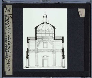 Prato, S. Maria delle Carceri,(Architekturzeichnung)