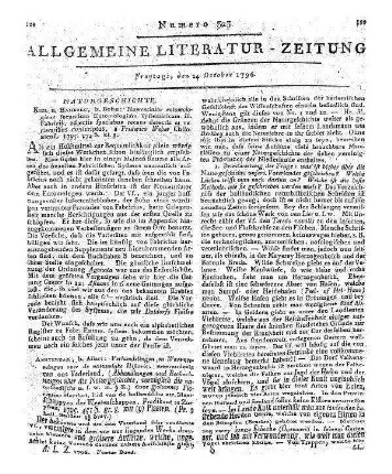Garve, C.: Vermischte Aufsätze welche einzeln oder in Zeitschriften erschienen sind. Neu hrsg. u. verbessert. Breslau: Korn 1796