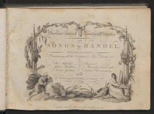 The songs of Handel : containing all the overtures, airs, duetts, etc. [...]