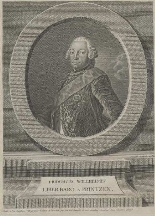 Bildnis von Friedericus Willhelmus, Baron â Printzen