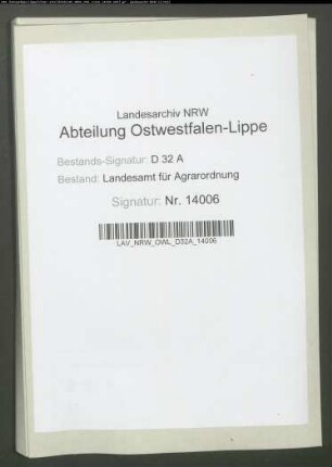 Band 15: "Hauptakte, Bd. III"