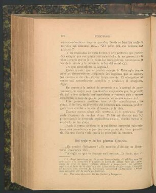 Del traje y de los géneros literarios