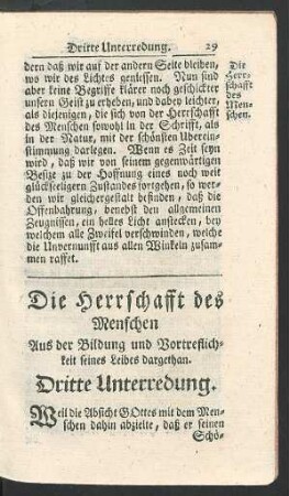 Dritte Unterredung.