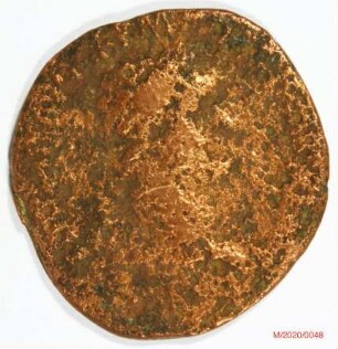 Römische Münze, Nominal As, Prägeherr Domitian, Prägeort Rom, Original