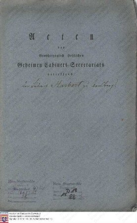 Harbert, Ludwig, in Arnsberg