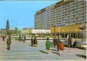 Die Prager Straße in Dresden