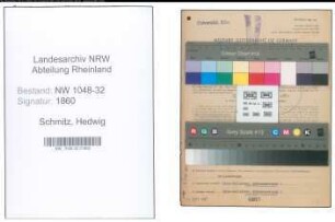 Entnazifizierung Hedwig Schmitz , geb. 20.01.1901 (Angestellte)