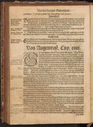 Von Augentrost, Cap. CVIII