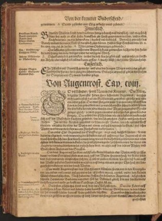 Von Augentrost, Cap. CVIII