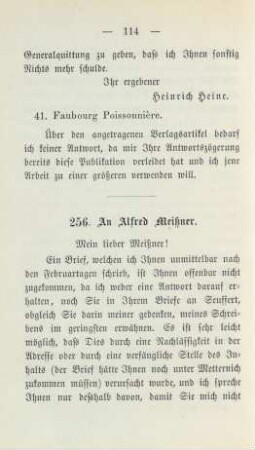 256. An Alfred Meißner