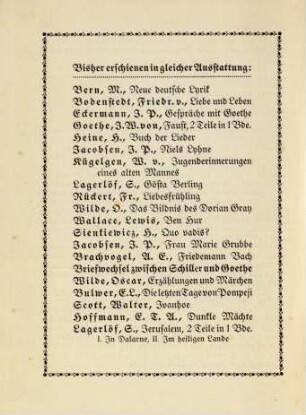 Bisher erschienen in gleicher Ausstattung