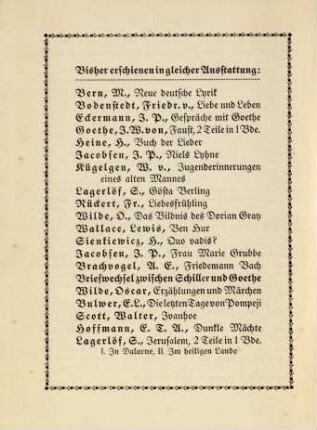 Bisher erschienen in gleicher Ausstattung
