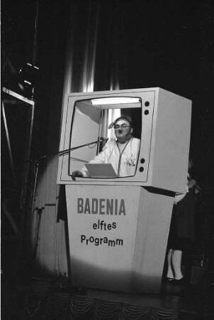 Prunk- und Fremdensitzung der Karnevalsgesellschaft "Badenia" im Großen Saal der Stadthalle