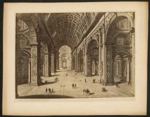 Petersdom, Rom: Ansicht des Innenraums