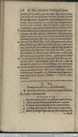L. XL. Pomponius libro 34. ad Sabinum