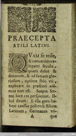 Praecepta Stili Latini