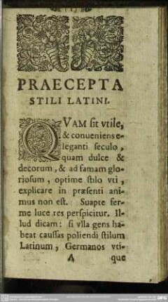 Praecepta Stili Latini