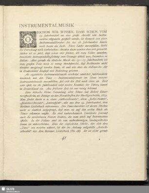 Instrumentalmusik
