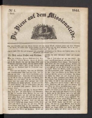 N° 4. April. 1844