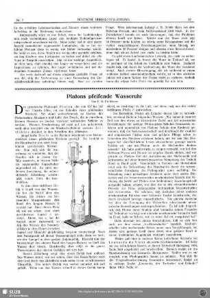 Platons pfeifende Wasseruhr