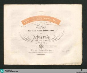Heiter auch in ernster Zeit : Walzer für das Piano-Forte allein; 48tes Werk