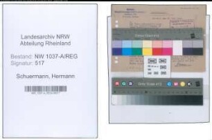 Entnazifizierung Hermann Schuermann , geb. (Verwaltungsangestellter)