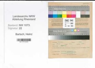 Entnazifizierung Heinz Bartsch , geb. 23.07.1913 (Inspektor)