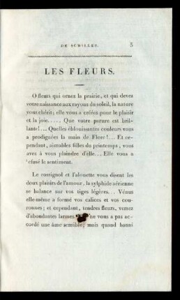 Les Fleurs.