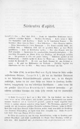 Siebentes Capitel.